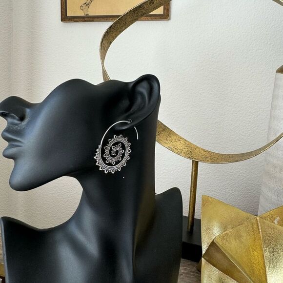 Bohemian earrings A1067 - Picture 4 of 4